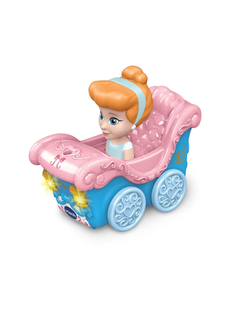 Vtech -  Toot-Toot Drivers Cinderella's Enchanted Carriage, Disney Princess - Multicolour | Pretend Play Vehicle with Lights, Phrases and Songs, Interactive Toddler Toy  | ideal for ages 12 Months, 2, 3, 4+ - Image 4