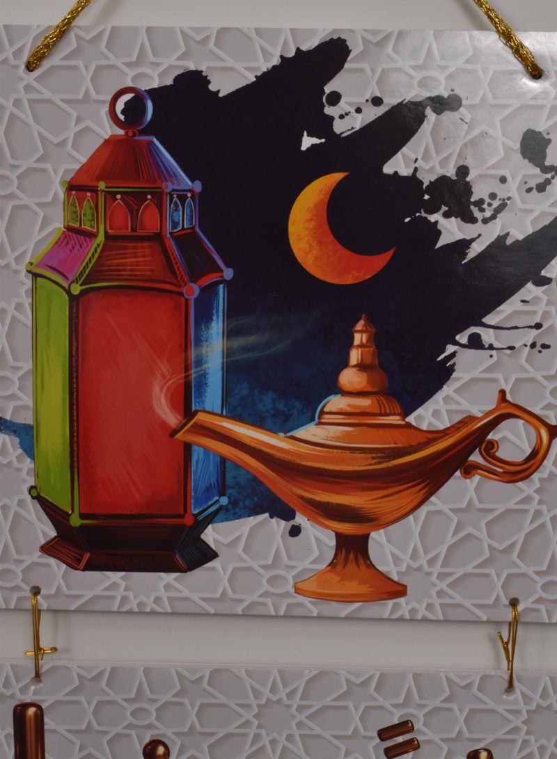 تعليقة فوم زينة رمضان ب3 اشكال 25+20+15سم