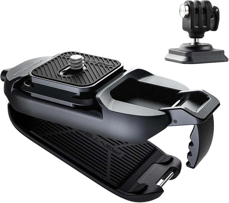 PGYTECH Beetle Camera Clip with Plate for Cameras & Action Camera Quick Release System for Sony, Nikon, Fuji, DSLR Action Camera Backpack Camera Strap Mount (for Action Camera&Cameras) - Image 1