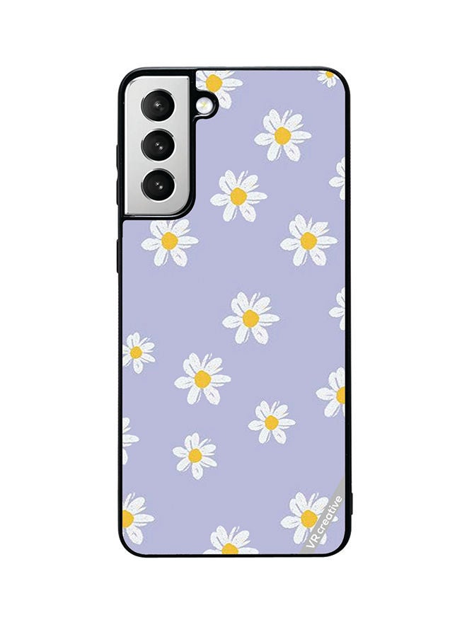 VR CREATIVE Protective Case Cover For Samsung Galaxy S22 Plus 5G Daisy Flower Design Multicolour - Image 1