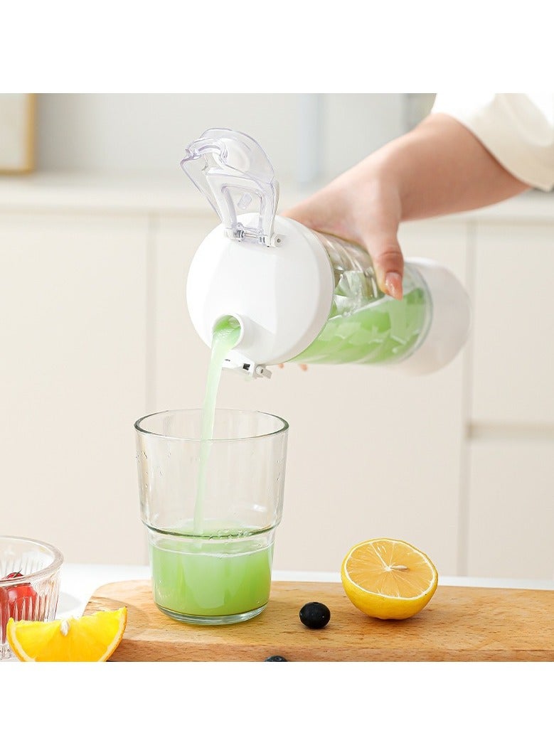 general Portable large-capacity 600ML sports fitness blender cup direct drink mouth freshly squeezed juicer juice cup - Image 2