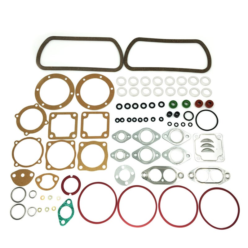 Partsflow Engine Cylinder Head Gasket Set for VW Bug Engine Gasket Set Kit for Dune Buggy GHIA Squareback Baja for VW Gaskets Set Ghiavw Air Cooled OEFS3574