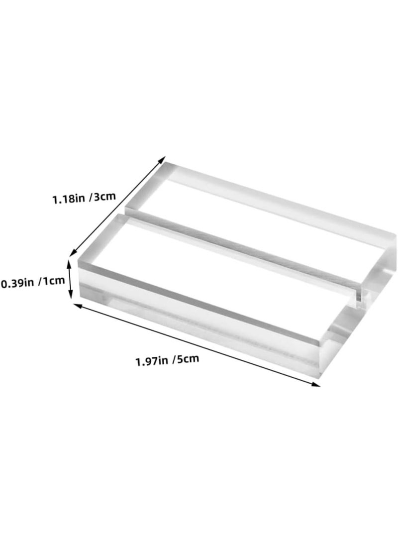 ديوتي حاملي بطاقات مكان من الأكريليك الشفاف - Image 3