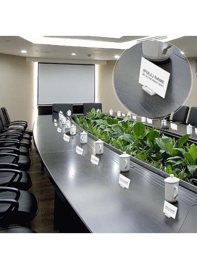 ديوتي حاملي بطاقات مكان من الأكريليك الشفاف - Image 5