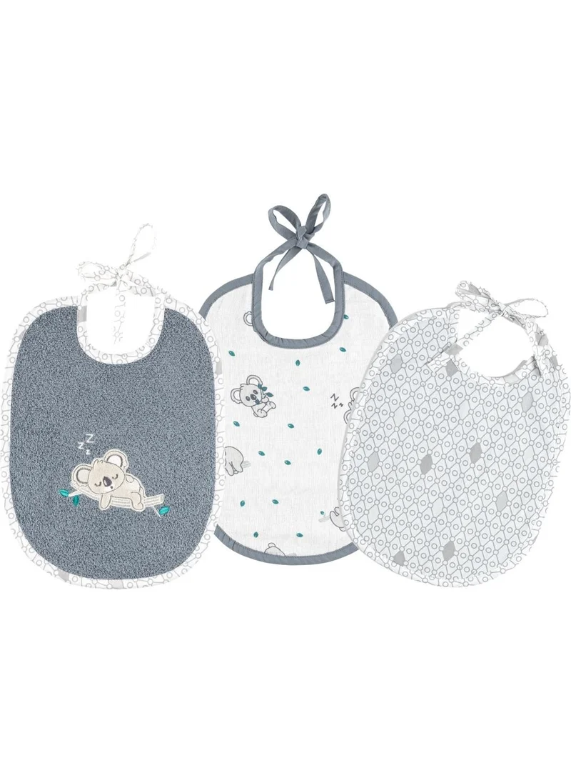 Gezenbebe Hero 3-Piece Newborn Baby Bib Set Koala