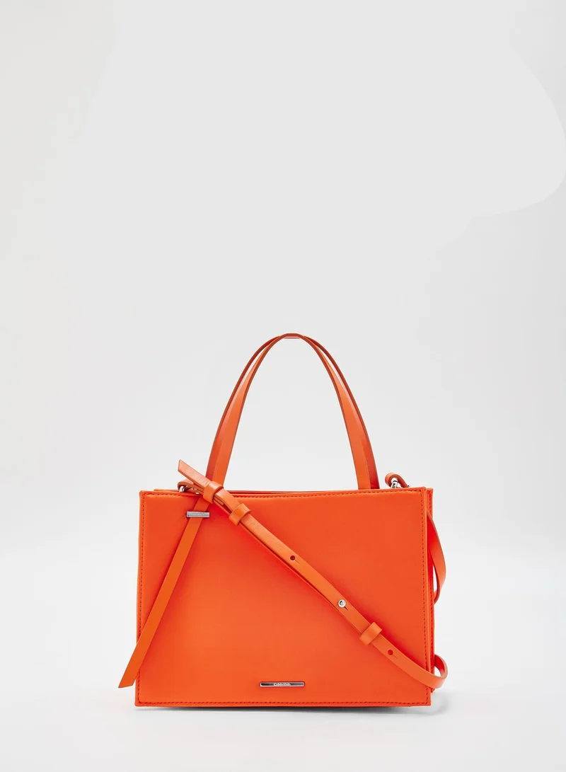 CALVIN KLEIN Square Small Satchel
