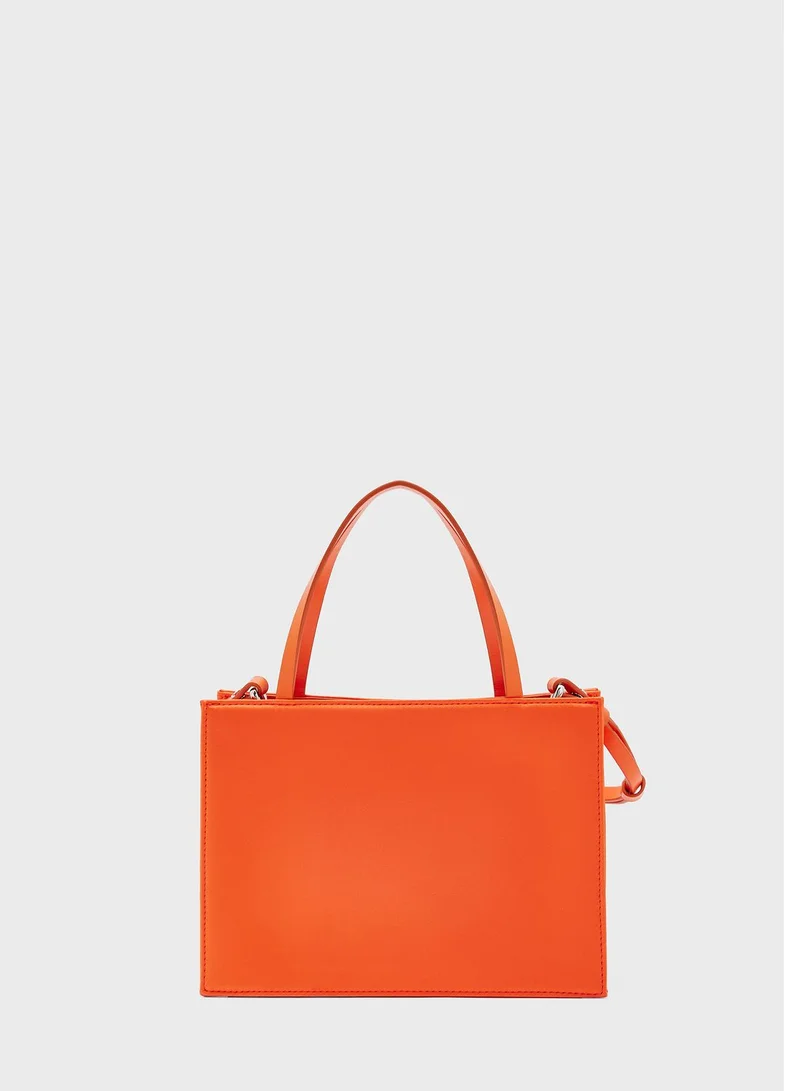 CALVIN KLEIN Square Small Satchel
