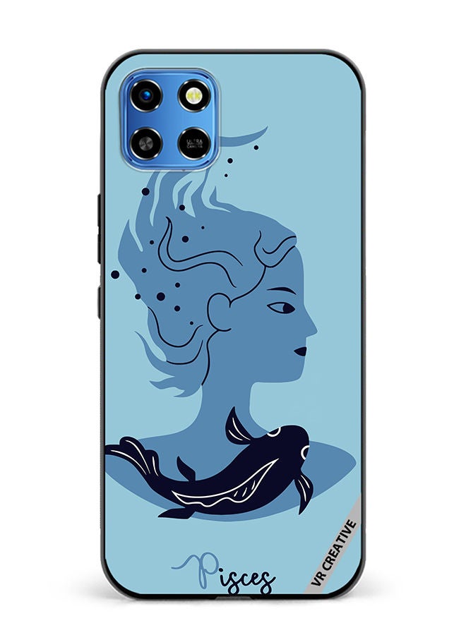 VR CREATIVE Protective Case Cover For Infinix Smart 6 HD Pisces Zodiac Sign 2 Design Multicolour - Image 1