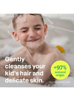 Attitude ATTITUDE Shampoo and Body Wash for Kids, EWG Verified Hair and Body Cleanser, Dermatologically Tested Soap, Plant and Mineral Based Bath Products, Vegan, Refillable Bottle, Vanilla and Pear, 16 Fl Oz  - Image 3