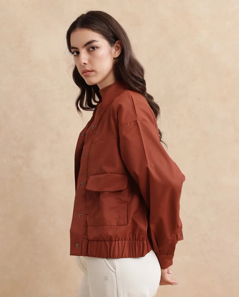 Rareism Rareism Women Rukks Rust Plain Jacket