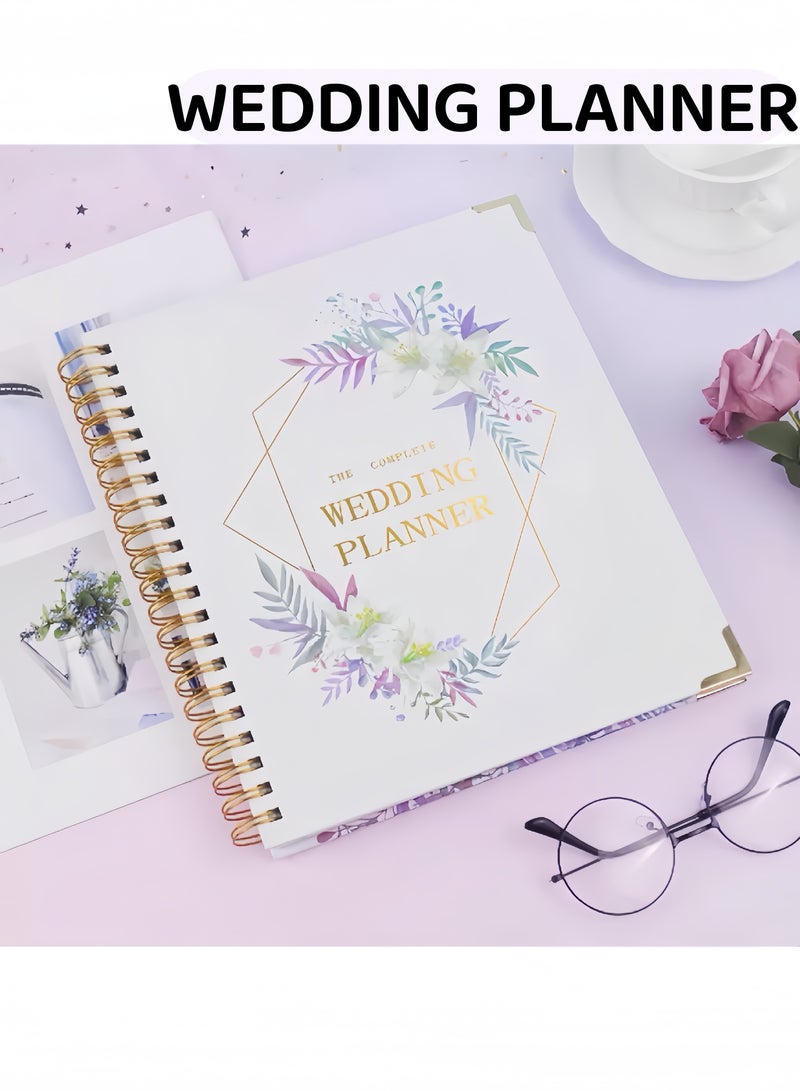 Perfect Wedding Planner | Engagement Diary Gift Book | Bridal Countdown Calendar, 120 pages, A4, perfect for engagements, birthdays, and weddings - Image 1