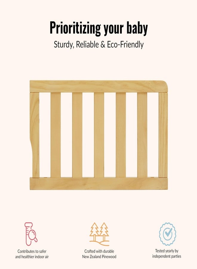 Dream On Me درم أون مي سرير قابل للتحويل مع حواجز للأطفال، طبيعي، 21x13x13 بوصة (عبوة من 1) - Image 4