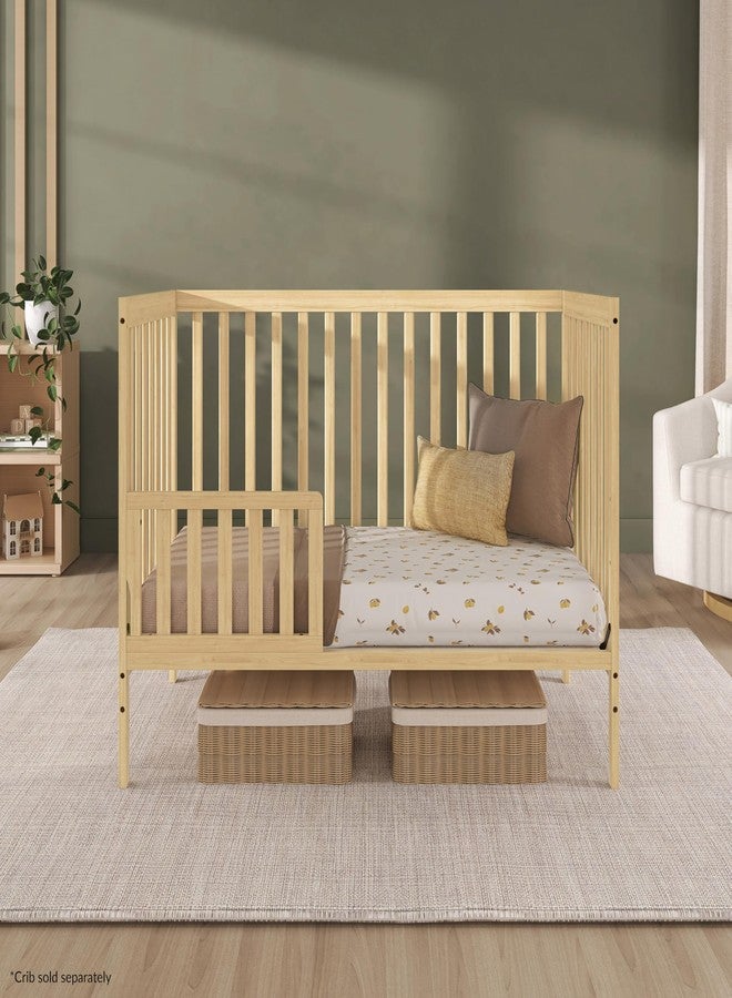 Dream On Me درم أون مي سرير قابل للتحويل مع حواجز للأطفال، طبيعي، 21x13x13 بوصة (عبوة من 1) - Image 2