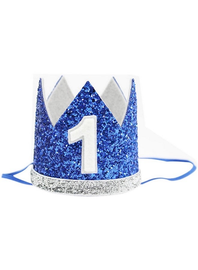 DZHJKIO Baby Boy Prince Birthday Headband, Blue, Newborn to 3 Years