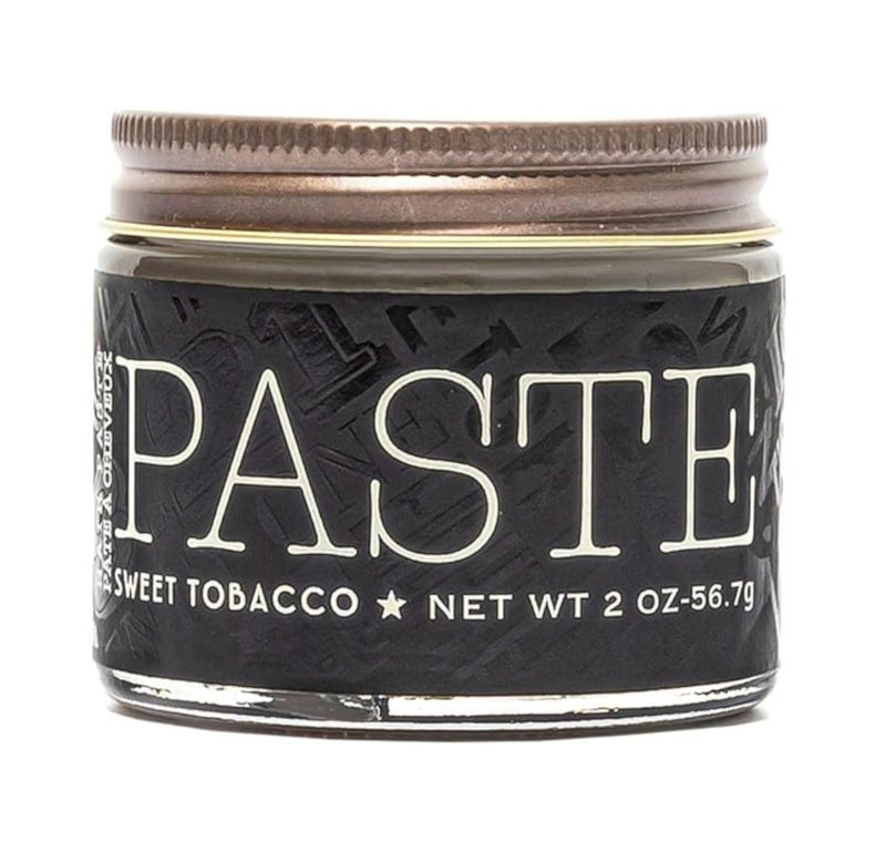 18.21 Man Made Hair Styling Product, 2oz. Original Sweet Tobacco Scent in Paste with Natural Shine Finish - Image 1