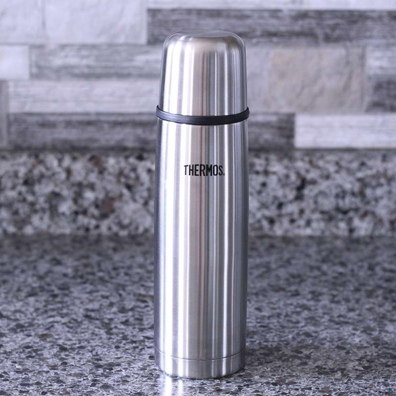 THERMOS ترمس من الفولاذ المقاوم للصدأ معزول بالفراغ سعة 350 مل، Fbb-350Sbk، ترمس الفراغ، ترمس حراري، زجاجة ماء معزولة - Image 2