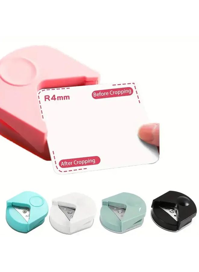 Purple Rounded Corner Punch Tool with 4mm Precision Die For Crafting - Image 1