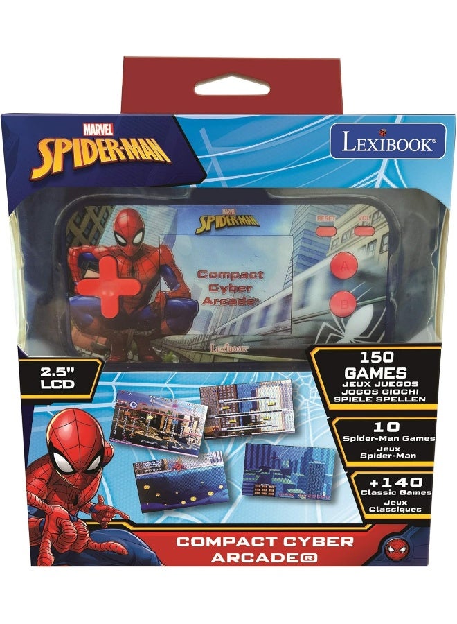 Lexibook Spider-Man Compact Gaming Console for Kids with 150 Built-in Games including 10 Exclusive Spider-Man Games, Portable Handheld Video Game Console, Retro Arcade Style Gaming Device for Boys and Girls, Travel Friendly Kids Game Console with Action, Puzzle and Adventure Games - Image 4