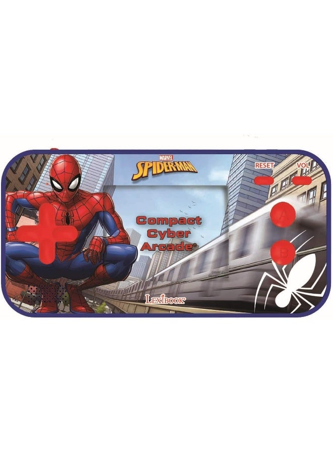 Lexibook Spider-Man Compact Gaming Console for Kids with 150 Built-in Games including 10 Exclusive Spider-Man Games, Portable Handheld Video Game Console, Retro Arcade Style Gaming Device for Boys and Girls, Travel Friendly Kids Game Console with Action, Puzzle and Adventure Games - Image 1