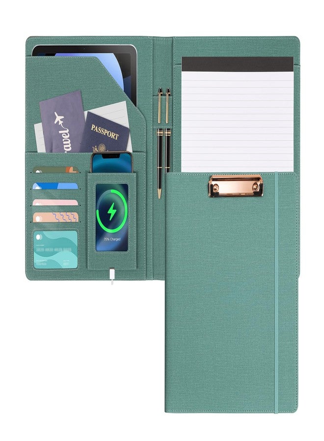 Ospelelf Portfolio for Men Business Portfolios Organizer Clipboards with Storage Exquisite Resume Portfolio Folder - Image 1