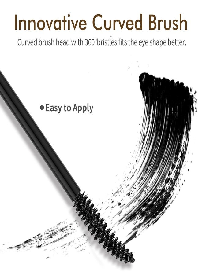 FV ماسكارا FV المقاومة للماء باللون الأسود، تدوم طويلاً، لطول، حجم وتجعيد، بدون تكتل، مقاومة للتلطخ، ماسكارا خالية من القسوة لجميع أنواع الرموش - Image 3