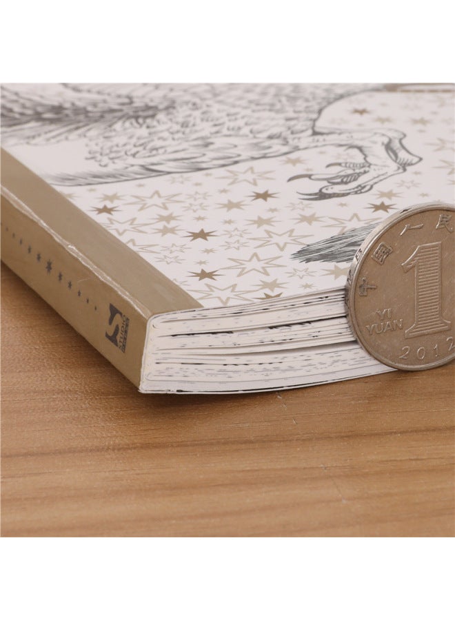 Harry Potter كتاب تلوين للبالغين نسخة إنجليزية لتخفيف الضغط كتاب تلوين جرافيتي - Image 2