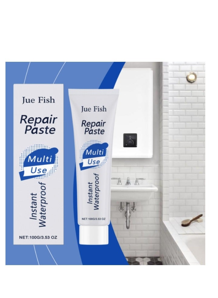 JUE-FISH Instant Waterproof Paste Leakproof Wall Sealing Sealant  Anti-Leakage Adhesive Agent for Bathroom Kitchen Maintenance Accessories 100G - Image 1