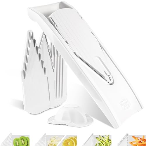 Börner BORNER V Mandoline Slicer Kitchen V1 ClassicLine Starter Set | Vegetable Grater Börner - Quality Made in Germany, Color:White - Image 1