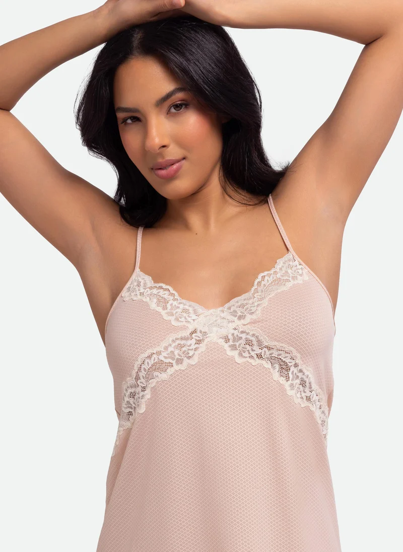 دورينا Strappy Lace Detail Nightwear Dress