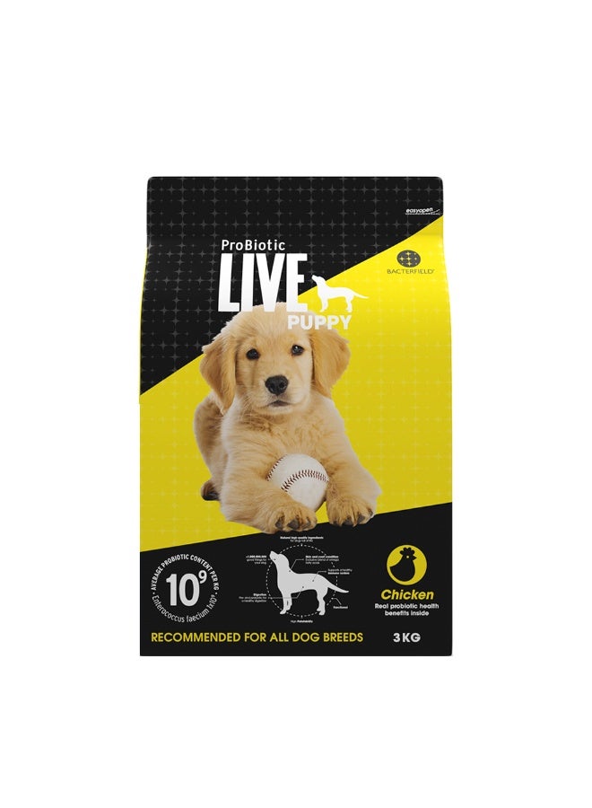 ProBiotic Live Dog Puppy Chicken & Rice - 3 Kg