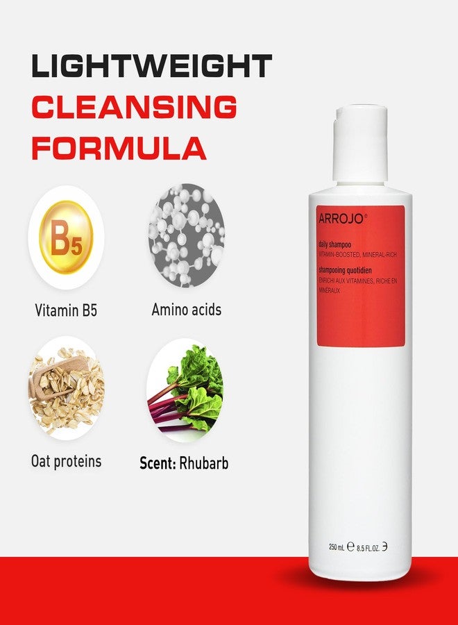 ARROJO Daily Shampoo, Revitalizing Rhubarb, 8.5 Fl Oz - Image 4