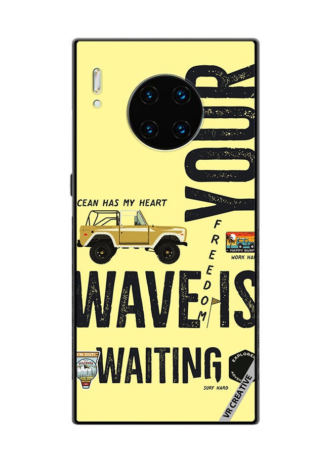 VR CREATIVE Protective Case Cover For Huawei Mate 30 Pro Your Wave Is Waiting Design Multicolour  - Image 1