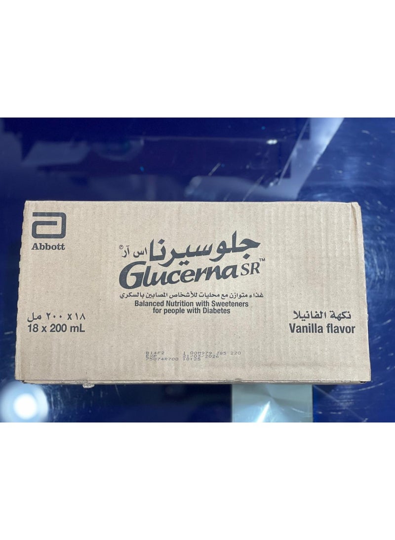 Glucerna Milk – Complete Nutritional Supplement for Diabetics – 200ml × 18 Pack – Balanced Nutrition for Blood Sugar Control - Image 3
