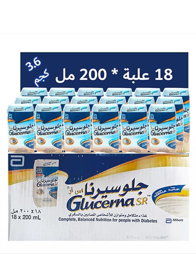 Glucerna Glucerna milk, a nutritional supplement (Glucerna 200ml), a carton package of 18 tablets  - Image 2
