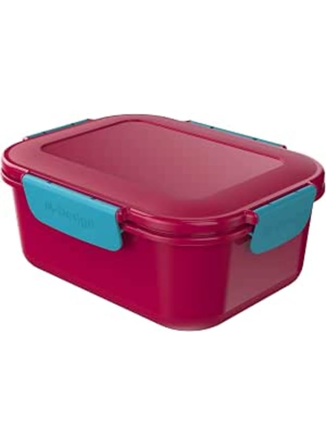 M-Design 1.6L Lunch Box Fuchsia/Teal