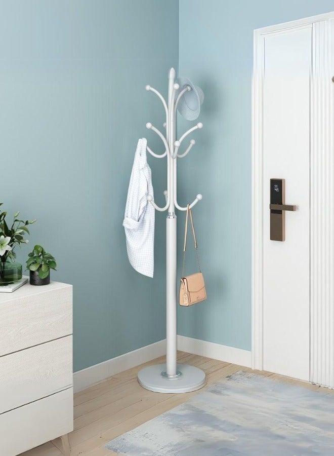 Loquat Elegant metal coat rack and rack with a fixed base and 12 hooks - a modern and practical design - Image 2