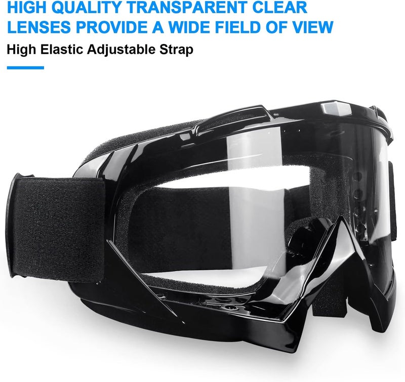 Surpassme Motorcycle Goggles with UV Protection - Image 2