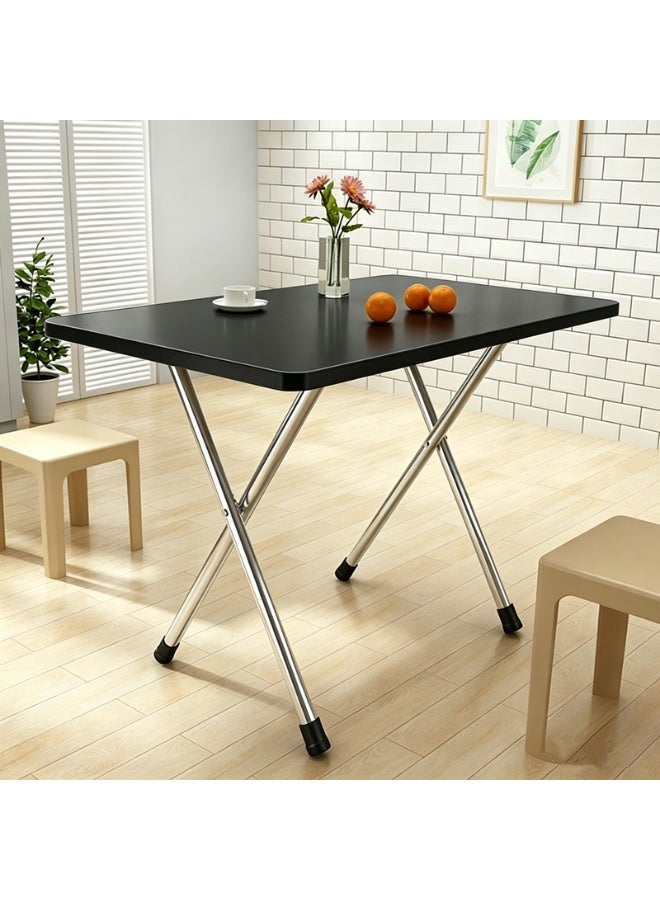 Nordic Wood Grain Folding Dining Table Small Household Portable Installation-Free Home Dining Table（60*40*50cm) - Image 2