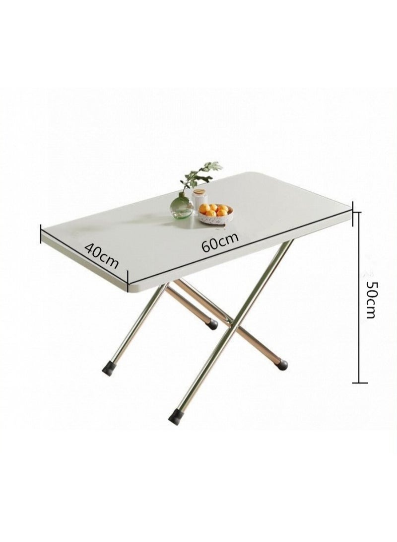 Nordic Wood Grain Folding Dining Table Small Household Portable Installation-Free Home Dining Table（60*40*50cm) - Image 3