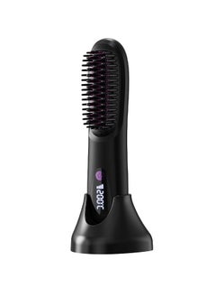 General LCD charging straight hair comb modeling electric comb hair straightener portable negative ion does not hurt hair heating comb  - Image 1