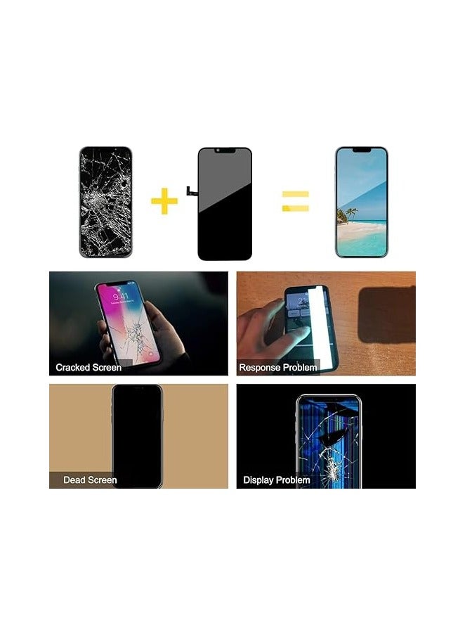 zy Replacement Screen LCD Part For Iphone 13 Pro Max Black  - Image 2