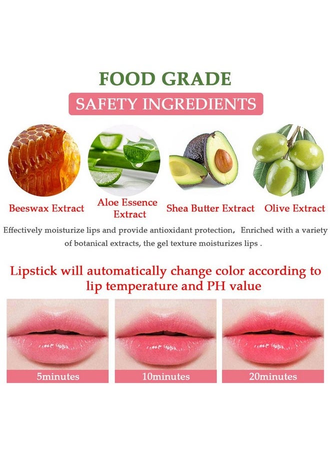 BINGBRUSH - BINGBRUSH 1 Pcs Aloe Vera Color Changing Lipstick Queen,Long Lasting Lip Care Nutritious Plumper Lip Balm Moisturizer Magic PH Temperature Color Change Lip Gloss Makeup Set for Women - Image 1