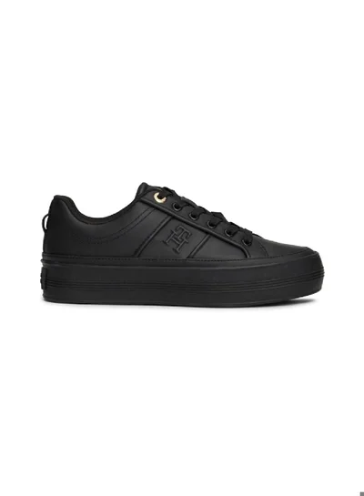 TOMMY HILFIGER Leather Flatform Sneakers