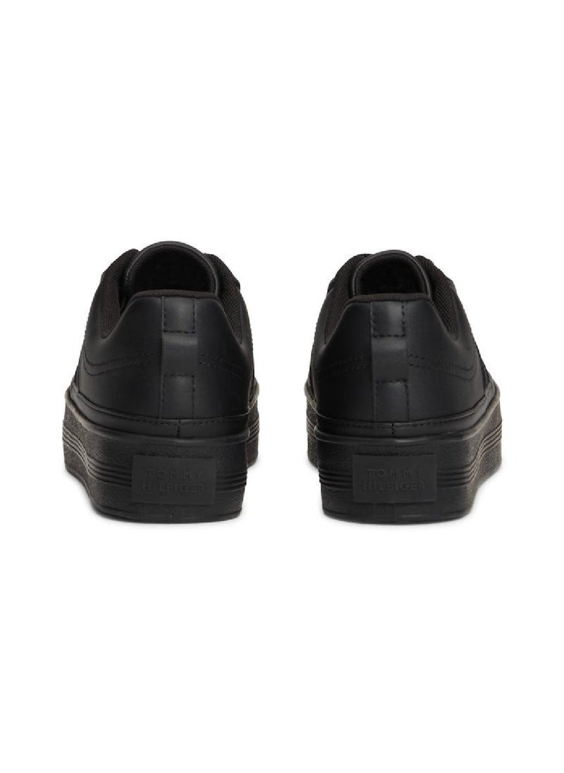 Women's Leather Flatform Sneakers - Leather, Black - pzsku/ZA6A1420F5AF2D23F565AZ/45/_/1741873936/c84ff289-8c62-4979-a909-aa586fe74f27