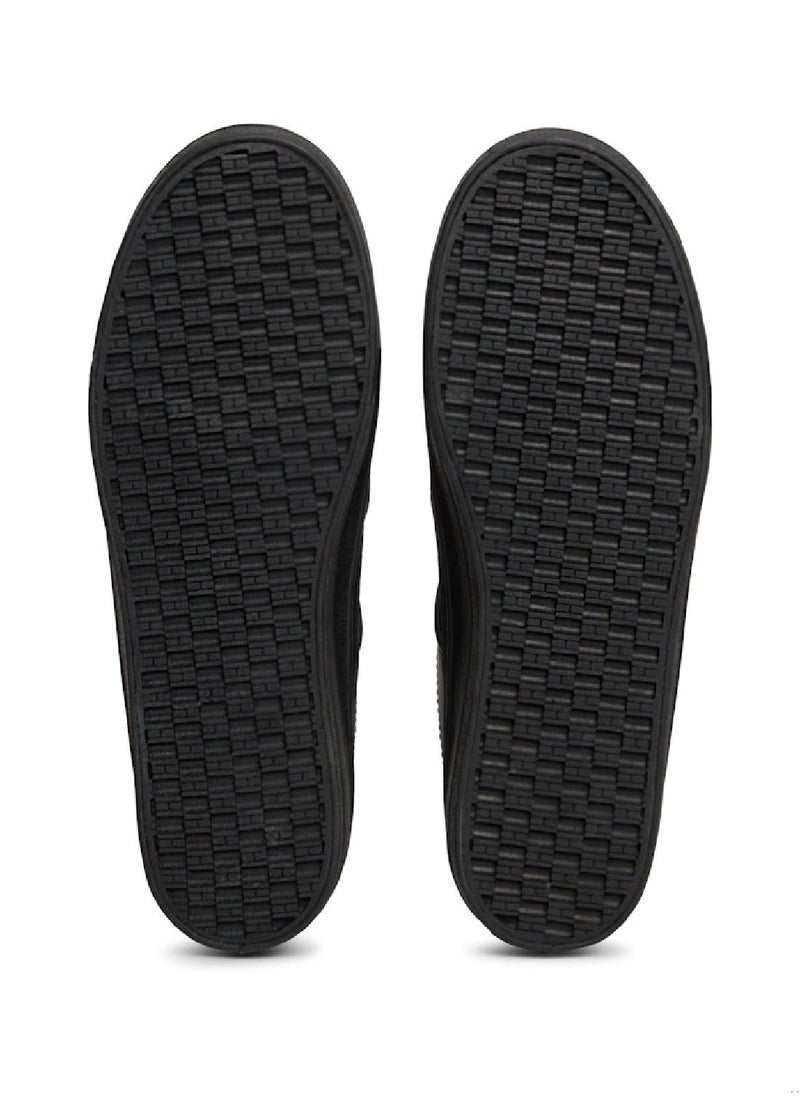 Women's Leather Flatform Sneakers - Leather, Black - pzsku/ZA6A1420F5AF2D23F565AZ/45/_/1741873940/e296f7b6-c0b7-4a53-b694-abb5613ae969