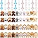 Jiytivity 60 Pcs Adopt a Dog Party Favors Include 20 Mini Puppy 20 Foldable Kraft Boxes 20 Birthday Hats Mini Plush Stuffed Animals for Adopt a Puppy Party Supplies Gifts - Image 2