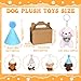 Jiytivity 60 Pcs Adopt a Dog Party Favors Include 20 Mini Puppy 20 Foldable Kraft Boxes 20 Birthday Hats Mini Plush Stuffed Animals for Adopt a Puppy Party Supplies Gifts - Image 4