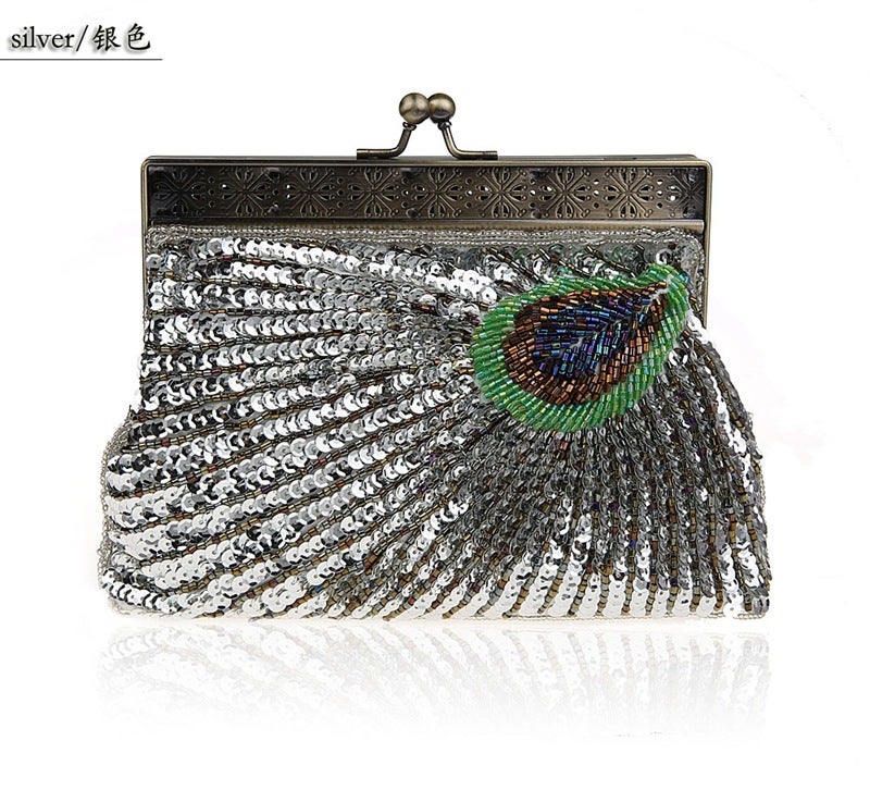Handmade Bag Boutique Beaded Embroidered Bag Vintage Banquet Bag Cheongsam Accessories Gift Bag Continues To Sell 3382 - Image 1