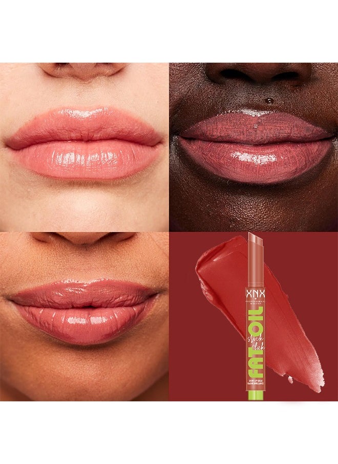 XNX - Fat Oil Slick Click Shiny Lip Balm, Lightweight Buildable Formula, Longlasting Hydrating Non Sticky Lipgloss - Image 1