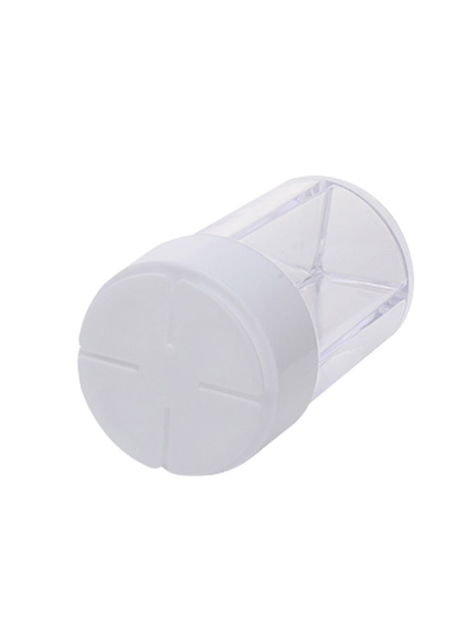 AL SANIDI - Divided Plastic Spices Storage, Tea, coffee and sugar storage for trips, Transparent , big - Image 1